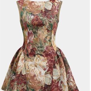 Floral Mini Dress open back